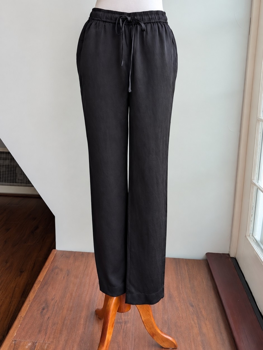 Silk Drawstring Pants